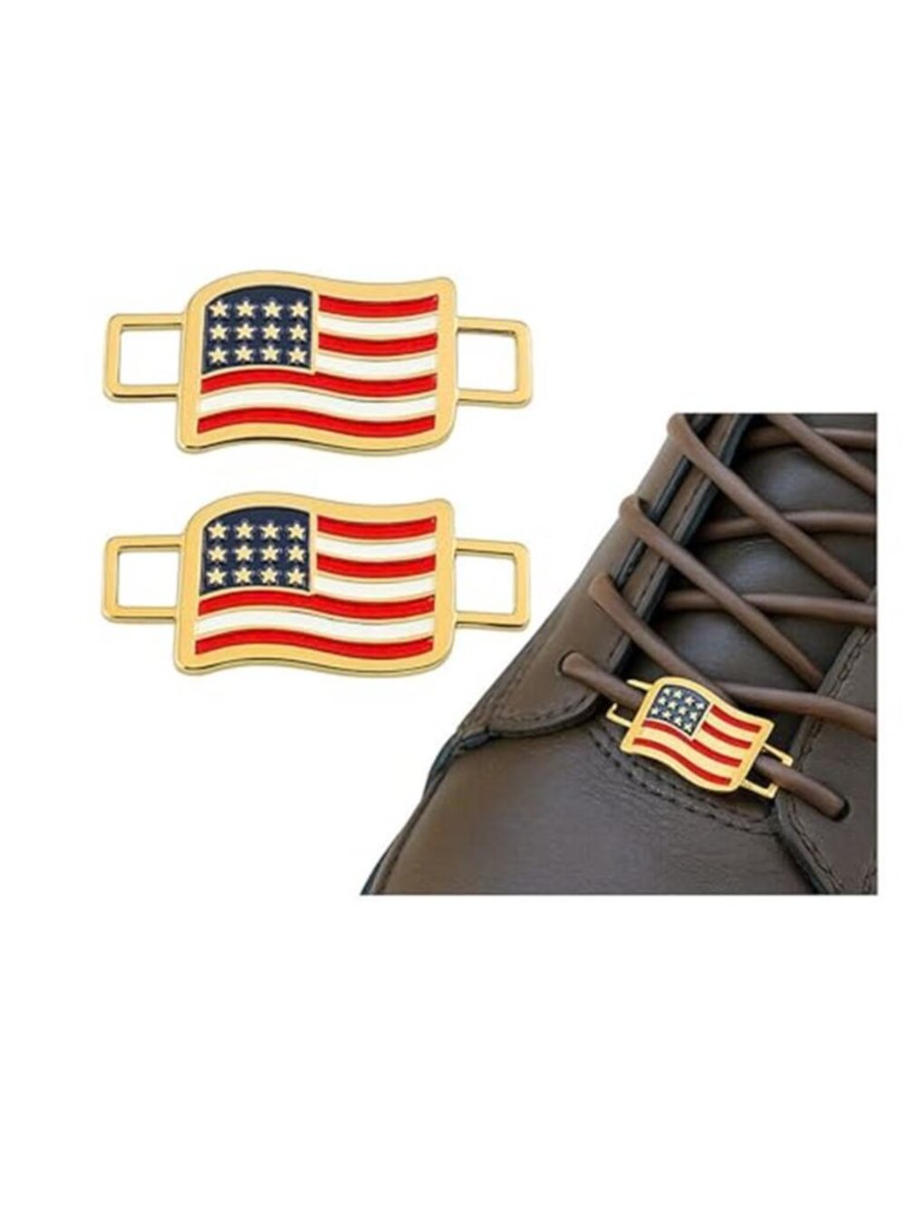 Flag Sneaker Lace Keeper